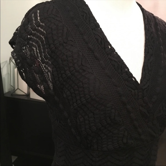 Alfani black lace blouse - Picture 2 of 6